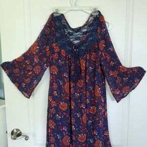 Boho style summer dress
